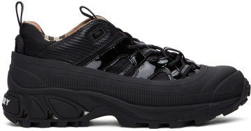 Burberry Black Patent Arthur Sneakers (8035440)
