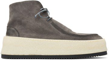 Marsèll Gray Parapana High-Top Sneakers (MM4328 141260H330)