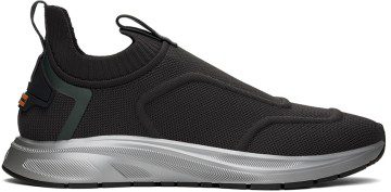 ZEGNA Gray Slip-On Sneakers (LHUTS-S5483Z)