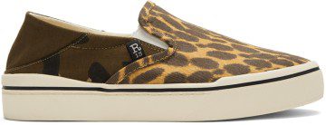 R13 Multicolor Cheetah Camo Slip-On Sneakers (R13S0255-974)