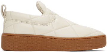 Bottega Veneta Off-White ‘The Quilt’ Sneakers (639739 V02X0)