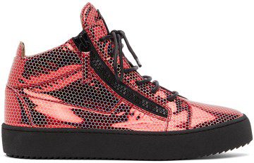 Giuseppe Zanotti Red Kriss High Sneakers (RU20006-92903)