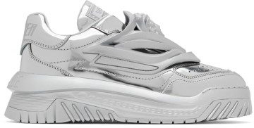 Versace Silver Odissea Sneakers (1004524 1A02259)