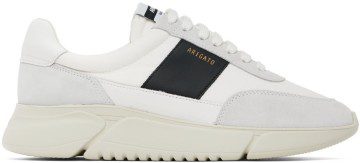 Axel Arigato White & Gray Genesis Vintage Runner Sneakers (35041)
