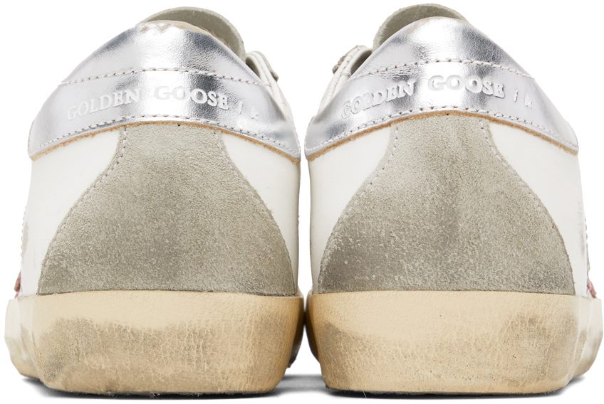 Golden Goose White & Gray Super-Star Classic Sneakers (GWF00102.F002435.81482)