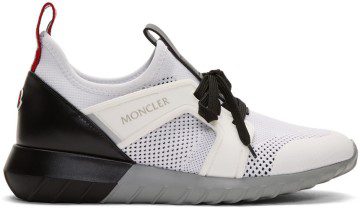 Moncler White Emilien Sneakers (E209A 10141 00 02S0Q)