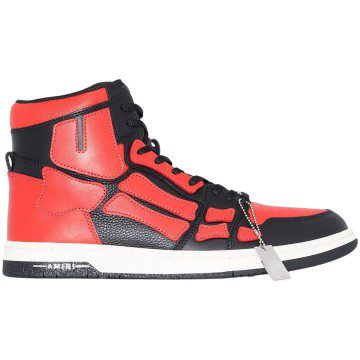 AMIRI Skel Top Hi Black Red White (MFS002-009)