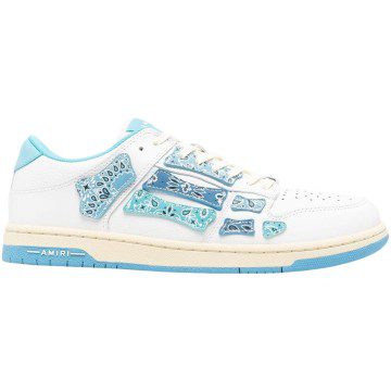 AMIRI Skel Top Low Bandana White Light Blue (PF22MFS006123)