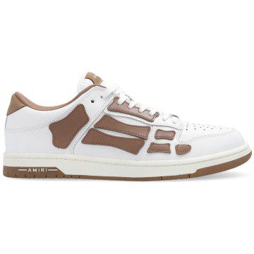 AMIRI Skel Top Low White Brown White (SS22MFS003-126)