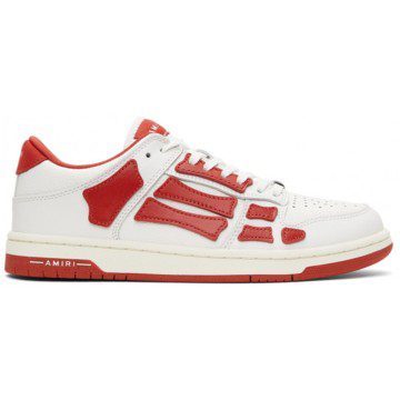 AMIRI Skel Top Low White Red (MFS003-124)