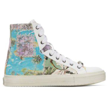 Amiri Hawaiian Reconstructed Sunset High Top White Multi (F0F22147CO)
