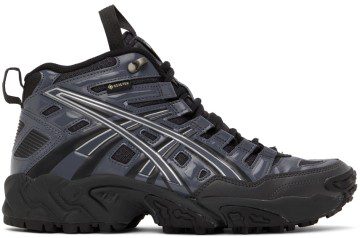 Asics Black & Gray Gel-Nandi SP Sneakers (1201A237)