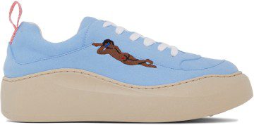 Carne Bollente Blue Road Strip Sneakers (FCBLUCLSK02105)