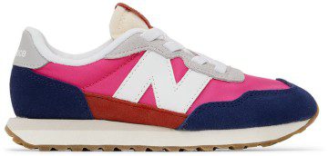 New Balance Kids Pink & Navy 237 Bungee Little Kids Sneakers (PH237EG)