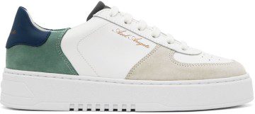 Axel Arigato White & Blue Orbit Sneakers (24014)