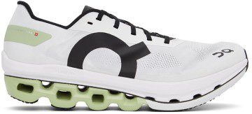 On White & Green Cloudbloom Echo Sneakers (57.98995)