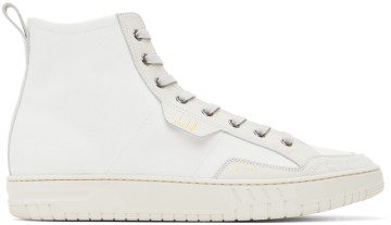 Dunhill Black Canvas Court Sneakers (DU22F1345ST)