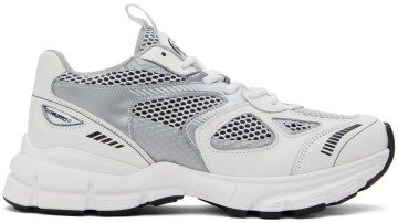 Axel Arigato White & Silver Marathon Sneakers (33036)