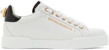 Dolce & Gabbana White Portofino Sneakers (CK1602 AH506)