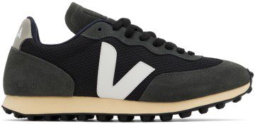 VEJA Black & Gray Rio Branco Sneakers (RB0102367)