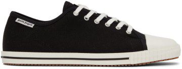 Palm Angels Black Square Vulcanized Sneakers (PMIA073S22FAB0011001)