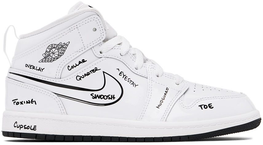Jordan 1 Mid Schematic (PS) (DQ1866-100)