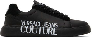 Versace Jeans Couture Black Logo Light Sneakers (E72VA3SG2EZP080)