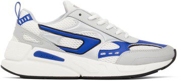 Diesel Gray & Green S-Serendipity Sport Sneakers (Y02868P4481)