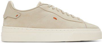 Santoni Grey Nubuck Suede Sneakers (WBGT60966PNNCSBNI45)