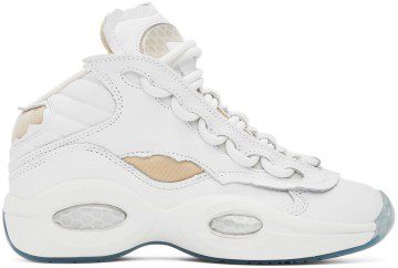 Reebok Maison Margiela Question Mid Memory Of Basketball Schoenen Cloud White / Black / Cloud White