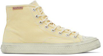 Acne Studios Black Ballow Tumbled High Sneakers (BD0217-)