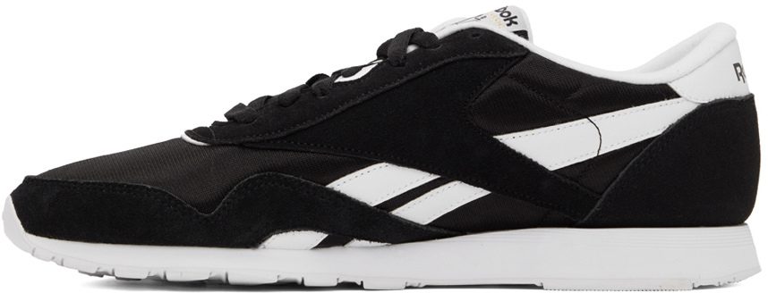 Reebok Classic Nylon Schoenen Black / Black / White