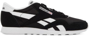 Reebok Classic Nylon Schoenen Black / Black / White