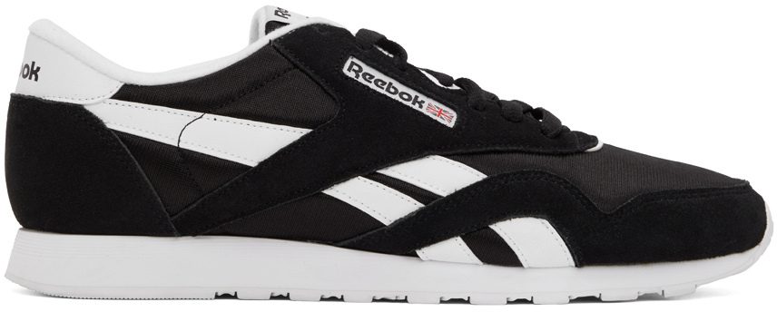 Reebok Classic Nylon Schoenen Black / Black / White