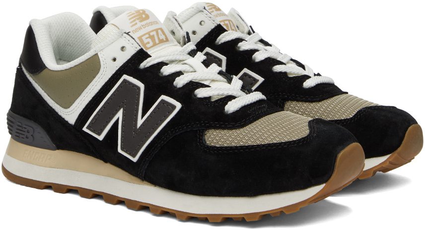 New Balance Black ML574 Sneakers (ML574DO)
