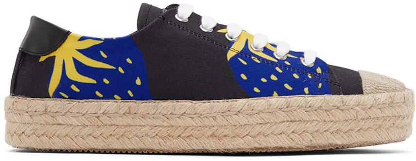 JW Anderson Beige Print Espadrille Sneakers (ANM36501A)