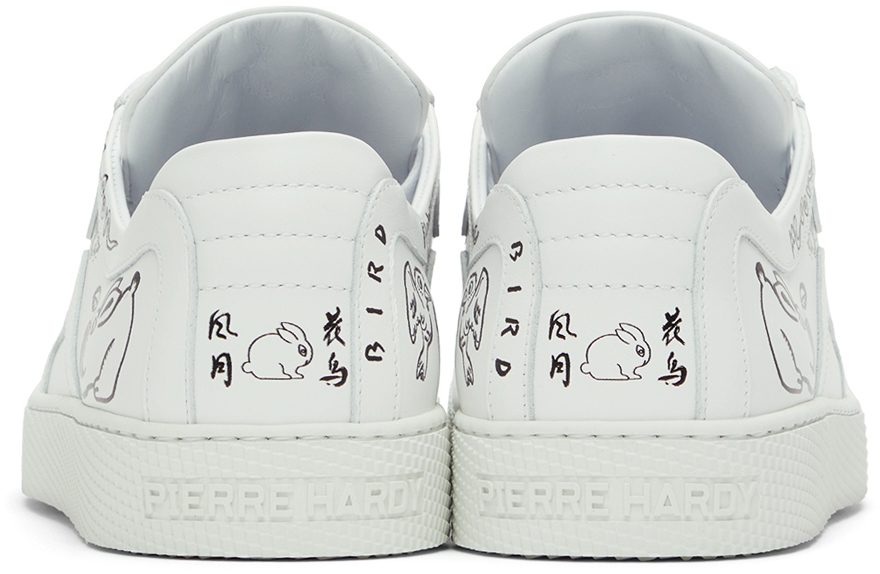 Pierre Hardy Shinsuke Kawahara Editon White Usagi 104 Sneakers (VX02)