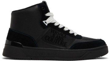Versace Jeans Couture White & Black Starlight Sneakers (E72YA3SJ2 EZP080)