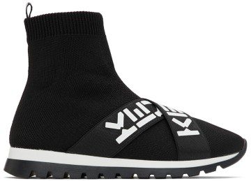 Kenzo Kids Black Sport Trainer Sneakers (K59020)