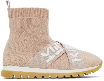 Kenzo Kids Pink Sport Trainer Sneakers (K19036)