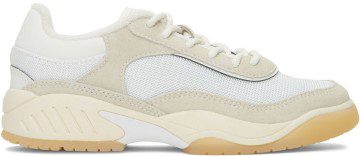 A.P.C. White & Beige Andrea Court Sneakers (PSAGV-M56116)