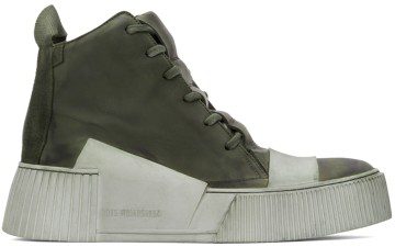 Boris Bidjan Saberi SSENSE Exclusive Khaki Bamba 1.1 Sneakers (SSNSx10)