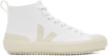 VEJA White & Beige Nova High-Top Sneakers (NT0102348)