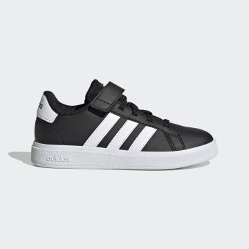 adidas Grand Court Lifestyle Court Elastic Lace and Top Strap Core Black / Cloud White / Core Black (GW6513)