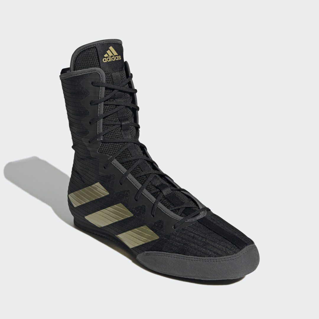 adidas Box Hog 4 Core Black / Gold Metallic / Grey Six (GZ6116)