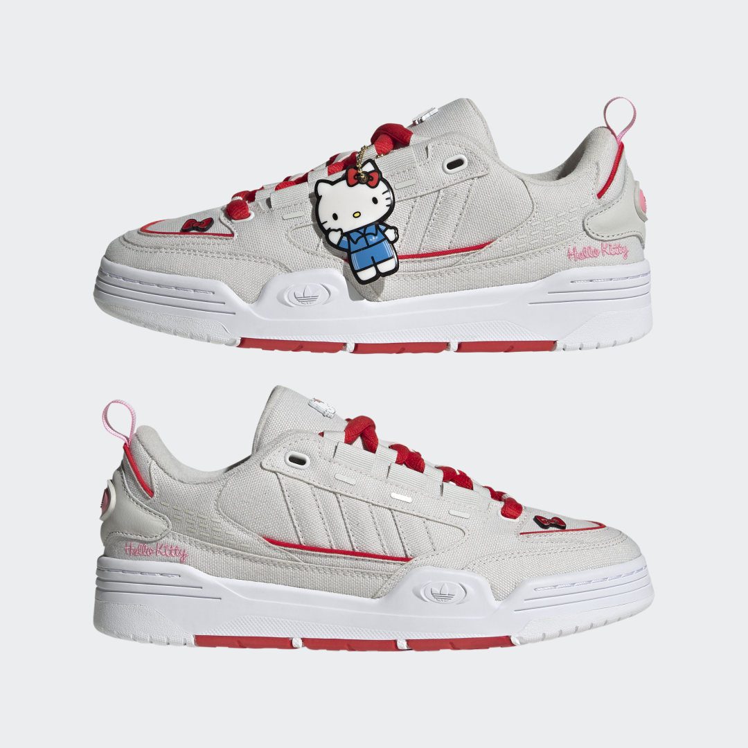 adidas Hello Kitty Adi2000 Cloud White / Cloud White / Vivid Red (GW7165)