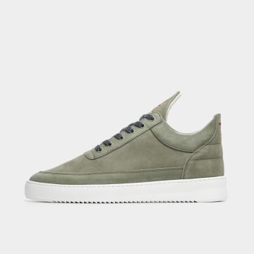 Filling Pieces Low Top Nubuck Green Mix