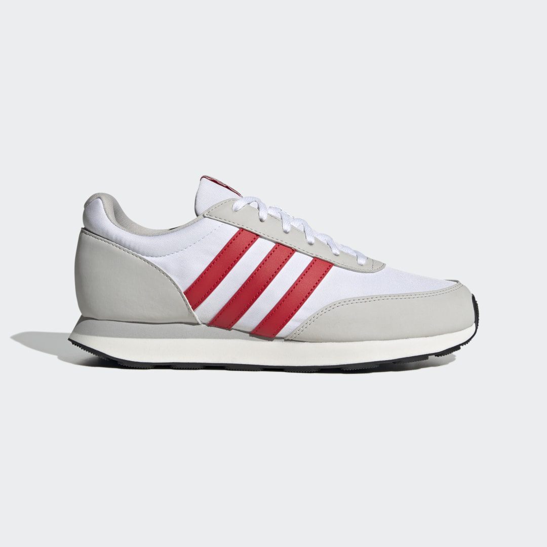 adidas Run 60s 3.0 Lifestyle Hardloopschoenen Cloud White / Better Scarlet / Grey One (HP2260)