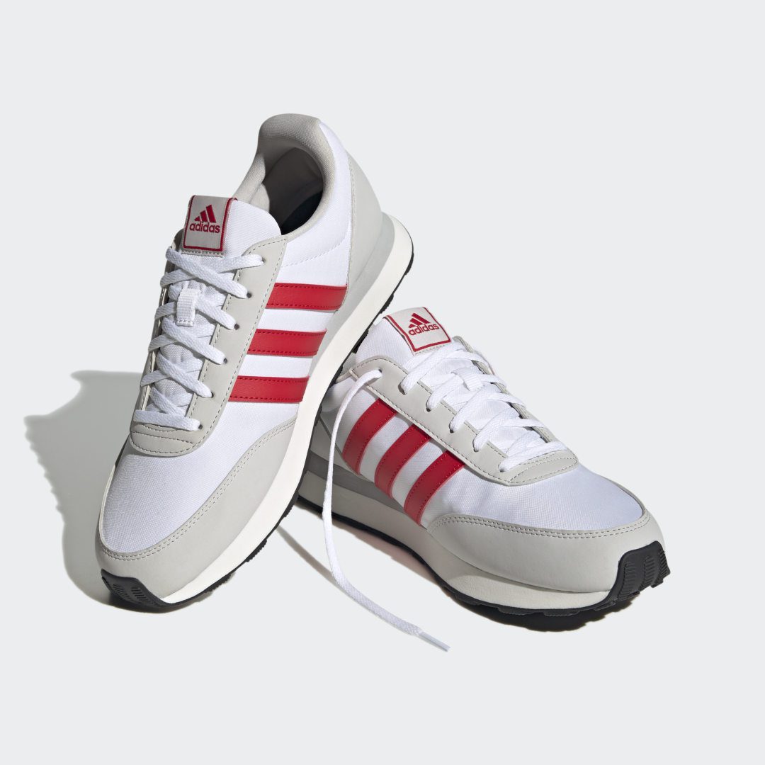 adidas Run 60s 3.0 Lifestyle Hardloopschoenen Cloud White / Better Scarlet / Grey One (HP2260)