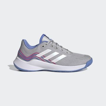 adidas Novaflight Volleybalschoenen Grey Two / Cloud White / Silver Dawn (HQ3515)